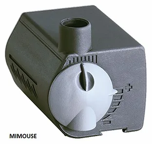 Bombas Submersíveis SICCE. Série EASY LINE - MI-MOUSE-Q 300 l/h - H 50 cm - cabo 1,5m